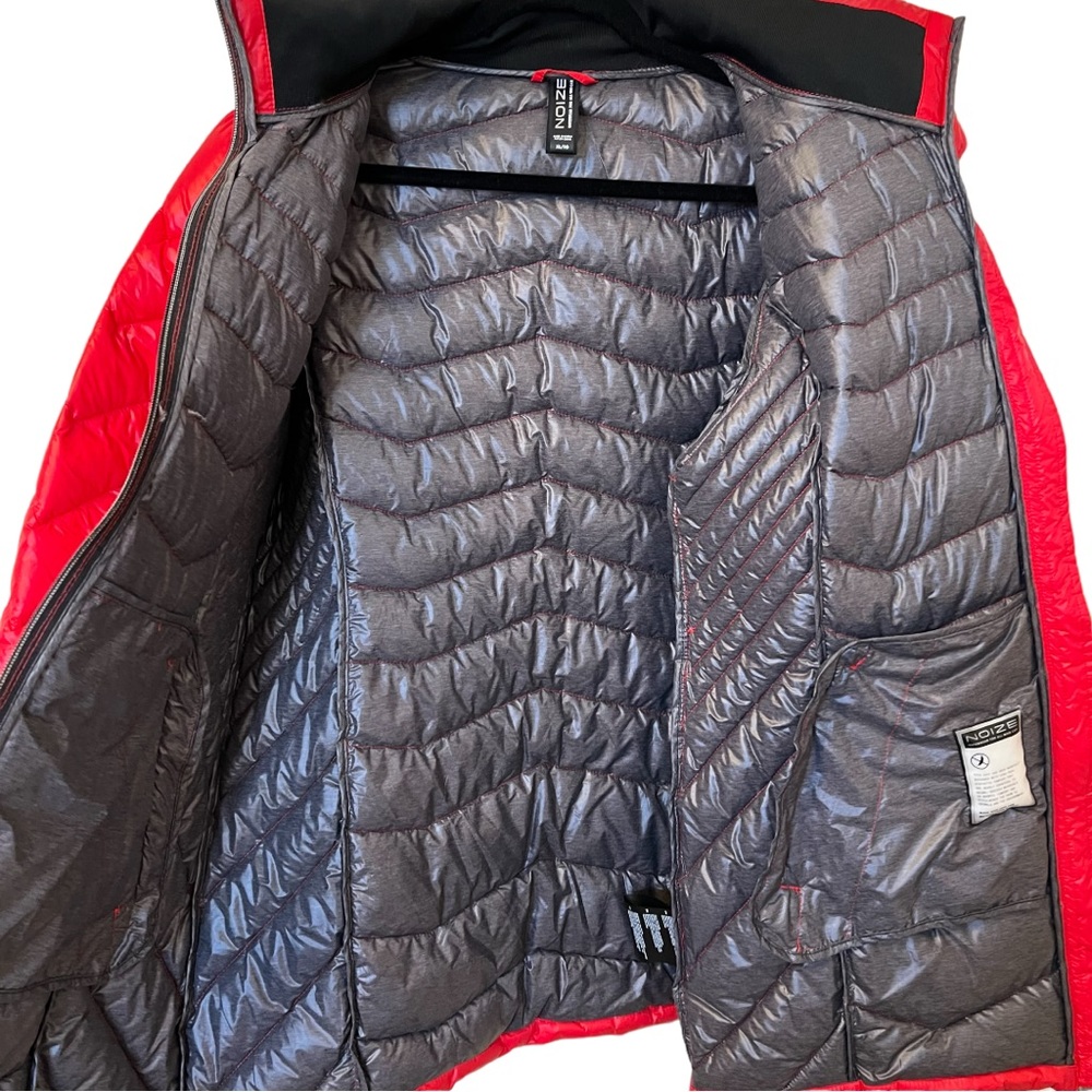 Noize Outerware Clair Red Puffer Jacket In Xl. Mi… - image 7